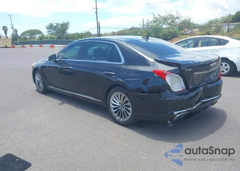 2018 Genesis G90 3.3T Premium from USA, damaged, VIN KMHG34JA2JU037108
